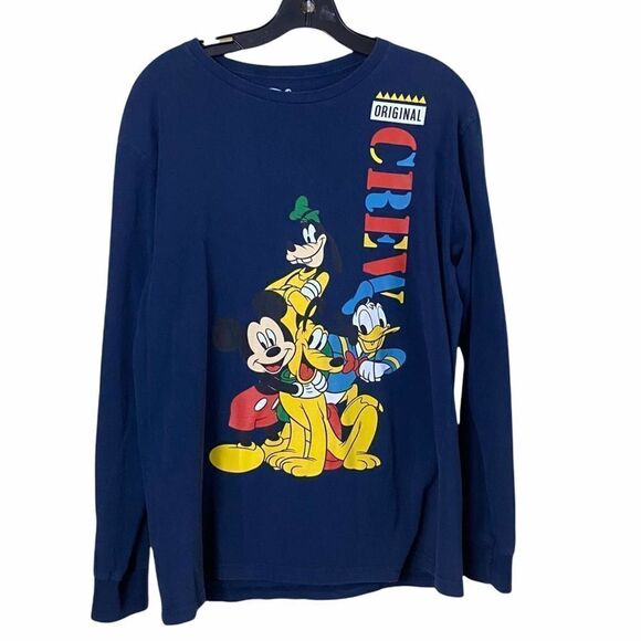 Disney Mens Original Crew Graphic T-shirt Unisex - Picture 1 of 7